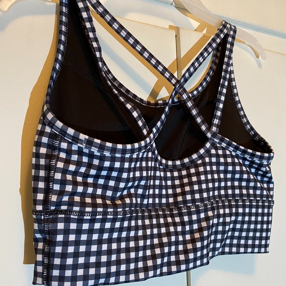 Checked Black & White Two Piece Athletic Works ActiveWear - Picture 8 of 15